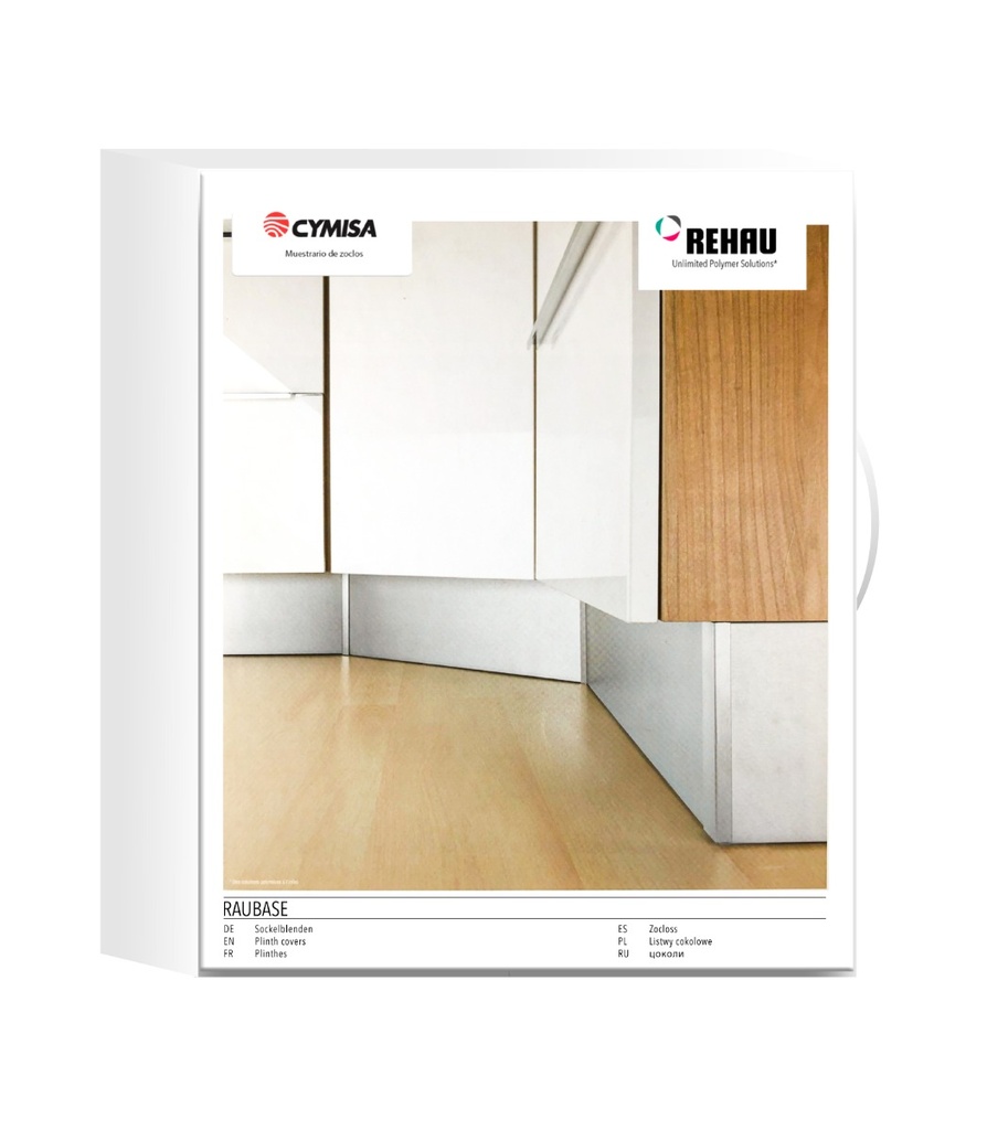 [mag:14297] MUESTRARIO CAJA DE ZOCLOS DE PVC
