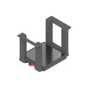 PORTA PLATOS BLUM ORGA-LINE Y AMBIA-LINE PARA ORGANIZACIÓN DE CAJONES DE COCINA, COLOR GRIS