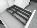 SET ORGANIZADOR CUBERTERO LABRYS CON 6 DIVISIONES DE ALUMINIO, ACABADO STARDUST