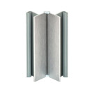 [327.202] ESQUINERO JOLLY, PARA ÁNGULO INTERNO/EXTERNO, ALTURA DE 100 MM. ACABADO INOX SATINADO