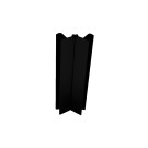 [327.209] ESQUINERO JOLLY, PARA ÁNGULO INTERNO/EXTERNO, ALTURA DE 150 MM. ACABADO NEGRO.