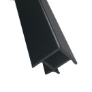 [327.180] TAPA TERMINALES PARA ZOCLO DE 15 CM DE PVC, ACABADO NEGRO MATE