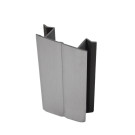 [327.185] ESQUINERO REVERSIBLE DE PVC PARA ZOCLO KELLY DE 100 MM, ACABADO ALUMINIO
