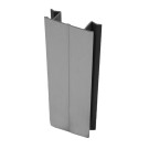 [327.186] ESQUINERO REVERSIBLE DE PVC PARA ZOCLO KELLY DE 150 MM, ACABADO ALUMINIO