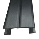 [327.173] ESQUINERO REVERSIBLE DE PVC PARA ZOCLO DE 15 CM , ACAB NEGRO MATE