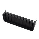 CUCHILLERO PLÁSTICO PARA PERFIL REVEAL SENCILLO DE ALUMINIO, ACABADO ANTRACITA