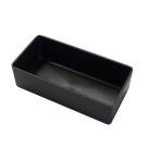 [321.625] CAJITA DE PLÁSTICO PARA PERFIL REVEAL SENCILLO DE ALUMINIO, ACABADO ANTRACITA