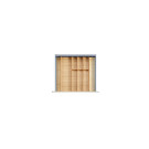 [321.501] SET ORGANIZADOR CUBERTERO LINIQ PARA CAJÓN CON ANCHO DE 500-600 MM, ACABADO ENCINO BLANCO
