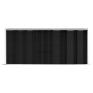 [321.512] SET ORGANIZADOR CUBERTERO LINIQ PARA CAJÓN CON ANCHO DE 1000-1200 MM, ACABADO FRESNO NEGRO