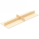 [321.504] DIVISOR EN CRUZ LINIQ, ACCESORIO PARA ORGANIZACIÓN DE CAJONES DE COCINA, ENCINO BLANCO
