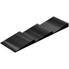 [321.514] ESPECIERO ESCALONADO DE TRES NIVELES LINIQ 137 X 472 X 26 MM, ACABADO FRESNO NEGRO