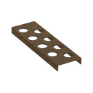 ESPECIERO CON 8 ESPACIOS DE NOGAL PARA SET ORGANIZADOR BELNET LAY ON CON LONGITUD DE 472 MM
