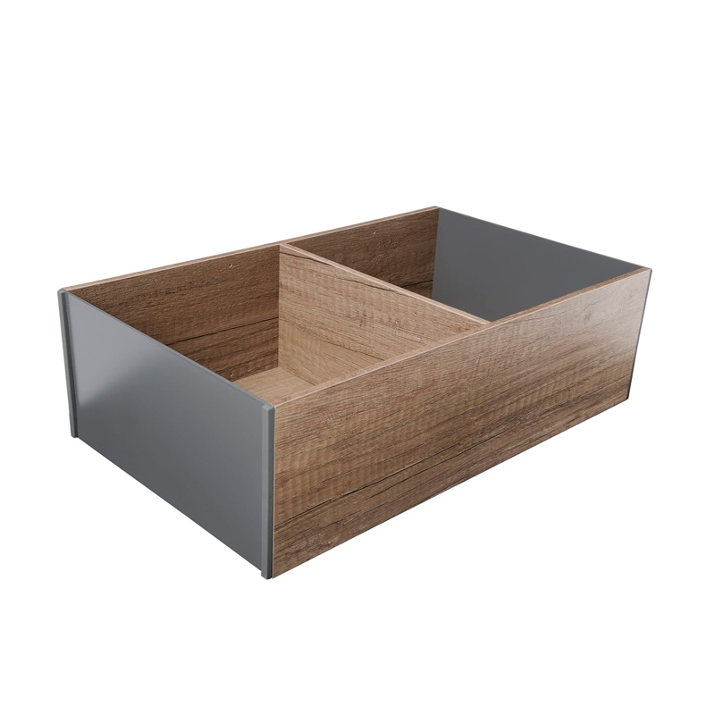 [ZC7F400RSP] MARCO ORGANIZADOR AMBIA-LINE CON 1 DIVISIÓN PARA CAJÓN CACEROLERO DE ANCHO MÍNIMO 218 MM (Gris Orión)