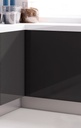 ZOCLO FUTURE PARA GABINETES DE COCINA, ACABADO INOX SATINADO