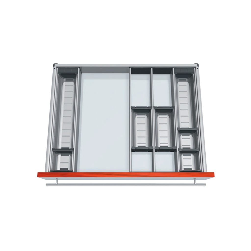 [mag:13983] ORGANIZADOR PARA PIEZAS PEQUEÑAS ORGA-LINE PARA CAJÓN CUBERTERO TANDEMBOX, CON ANCHO DE 800 MM
