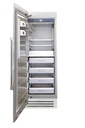 CONGELADOR COLUMNA BENESSI 30" ACERO INOXIDABLE PANEL IZQUIERDO