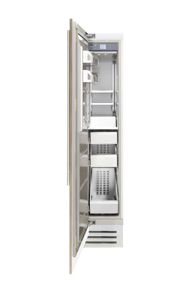 COLUMNA CONGELADOR BENESSI 18", PANEL PERSONALIZABLE, APERTURA IZQUIERDA