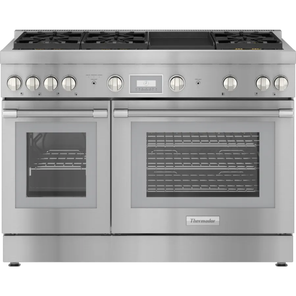 COCINA DUAL THERMADOR PRO HARMONY 48 PULGADAS GRIDDLE 6 QUEMADORES