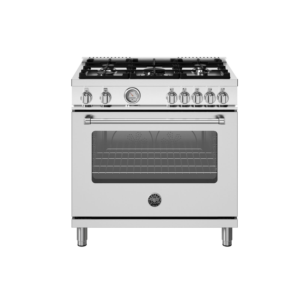 [MAS365GASXVLP] 36" MASTER SERIES RANGE - GAS OVEN - 5 ALUMINUM BURNERS (NG CONVERSION KIT INCLUDED)