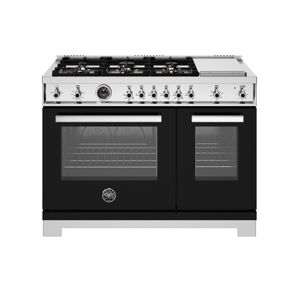 COCINA A GAS BERTAZZONI PROFESSIONAL 48" CON HORNO Y 6 QUEMADORES DE BRONCE