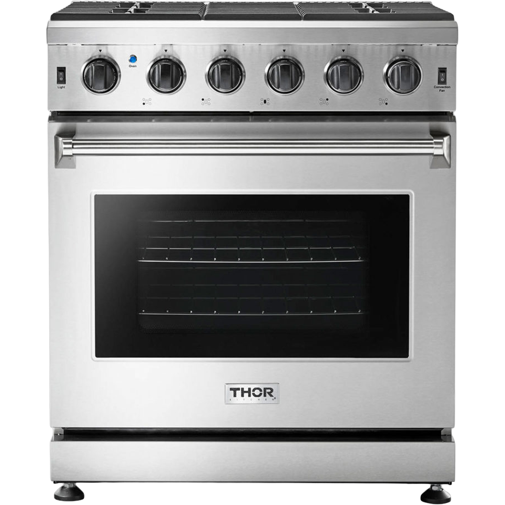 ESTUFA A GAS LP THOR DE 30 PULGADAS CON 5 ZONAS
