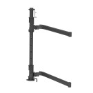 [322.740] EJES AJUSTABLES EN ALTURA PARA EXTRAÍBLE LE MANS II, EXTENSIÓN DE  600-750 MM. ANTRACITA