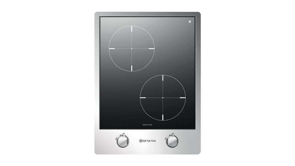 MÓDULO DE INDUCCIÓN BENESSI 2 ZONAS - CONTROLES SUPERIORES 220V