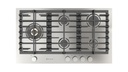 PARRILLA DE GAS BENESSI 36" 5 QUEMADORES ACERO NATURAL CONVERTIBLE