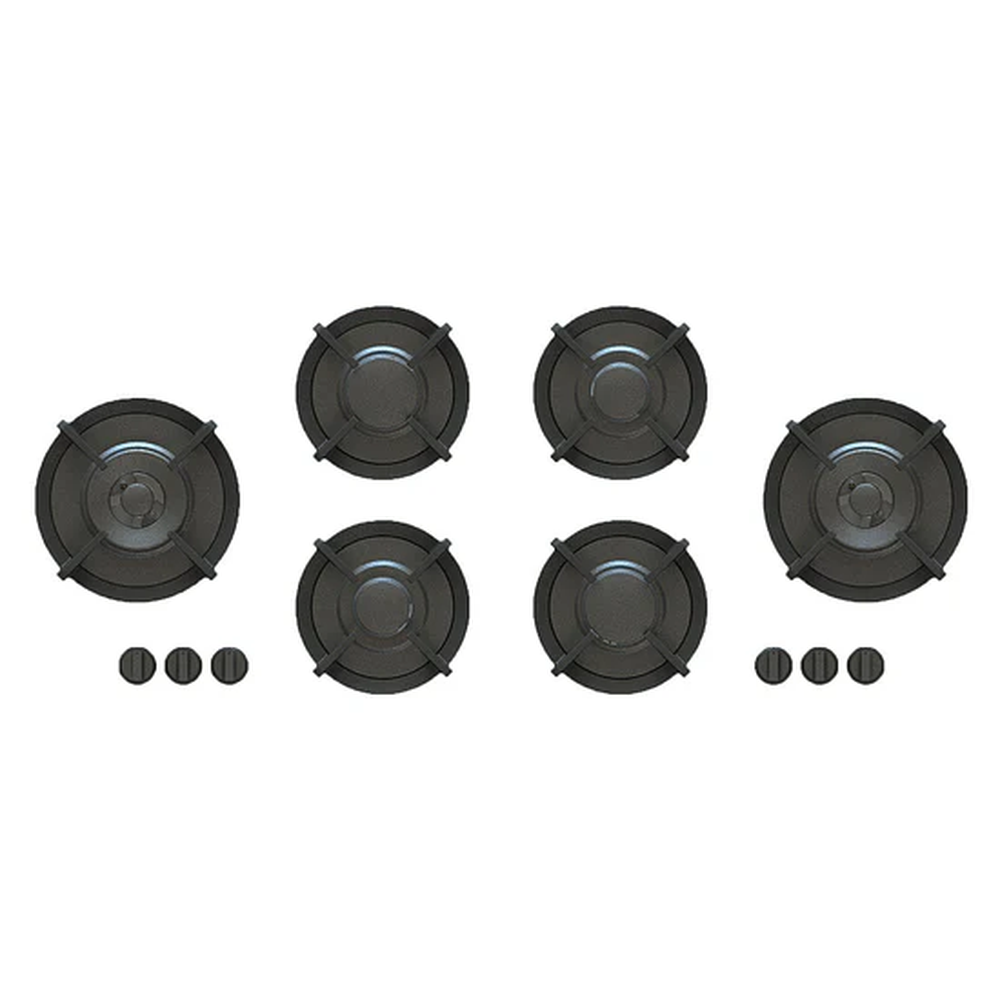 [51.01.04.124] PARRILLA DE GAS FOESSA CON 6 QUEMADORES NATURALES CONTROLES SUPERIORES