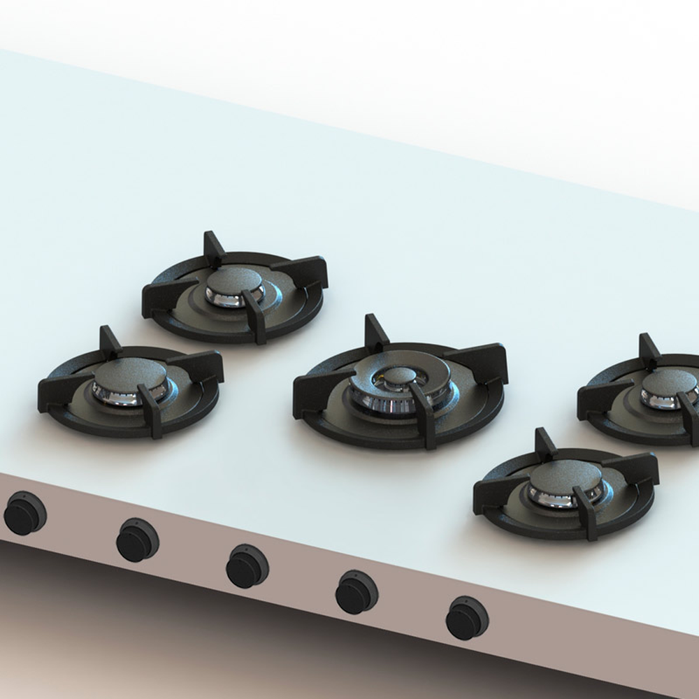 [71.05.05.115] PARRILLA EMPOTRABLE A GAS PITT COOKING ELBRUS PROFESIONAL 5 QUEMADORES