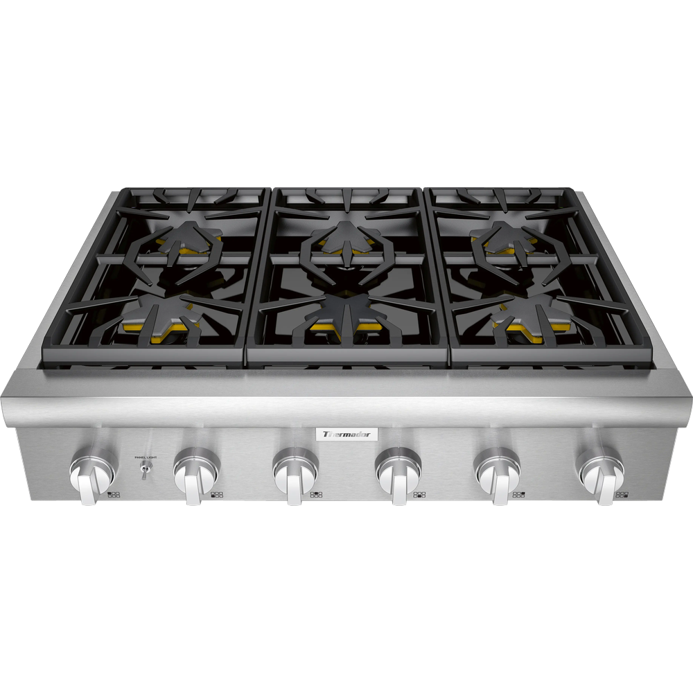 [PCG366W] ESTUFA PROFESIONAL A GAS THERMADOR 36 PULGADAS, 6 QUEMADORES