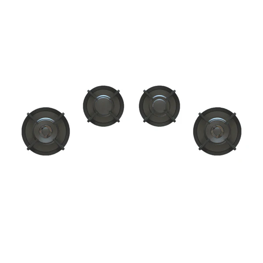 [DANAUBSIZE50-NG] PARRILLA PITT COOKING DANAU 4 QUEMADORES CONTROLES FRONTALES GAS NATURAL NEGRO