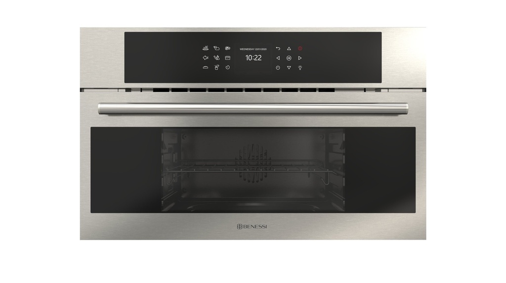 [BKSOSS30MAST] HORNO DE VAPOR COMBI BENESSI DE ACERO INOXIDABLE DE 30 PULGADAS