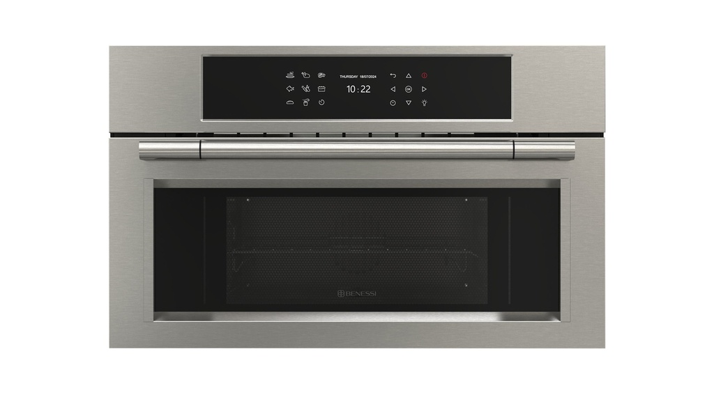 [BKCM30PRO] MICROONDAS COMBI BENESSI DE 30 PULGADAS - ELÉCTRICO ACERO INOXIDABLE
