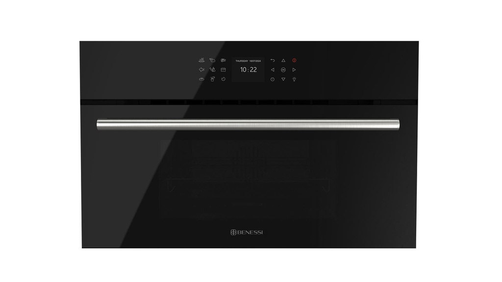 [BKSO30] HORNO DE VAPOR COMBINADO BENESSI DE 30 PULGADAS NEGRO 220V