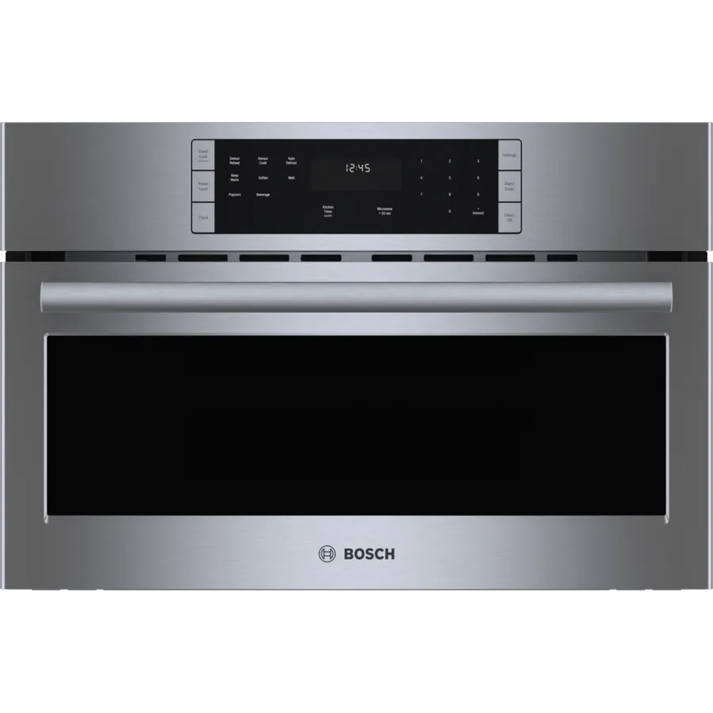 MICROONDAS BOSCH SERIE 500 30 PULGADAS PUERTA ABATIBLE ACERO INOXIDABLE