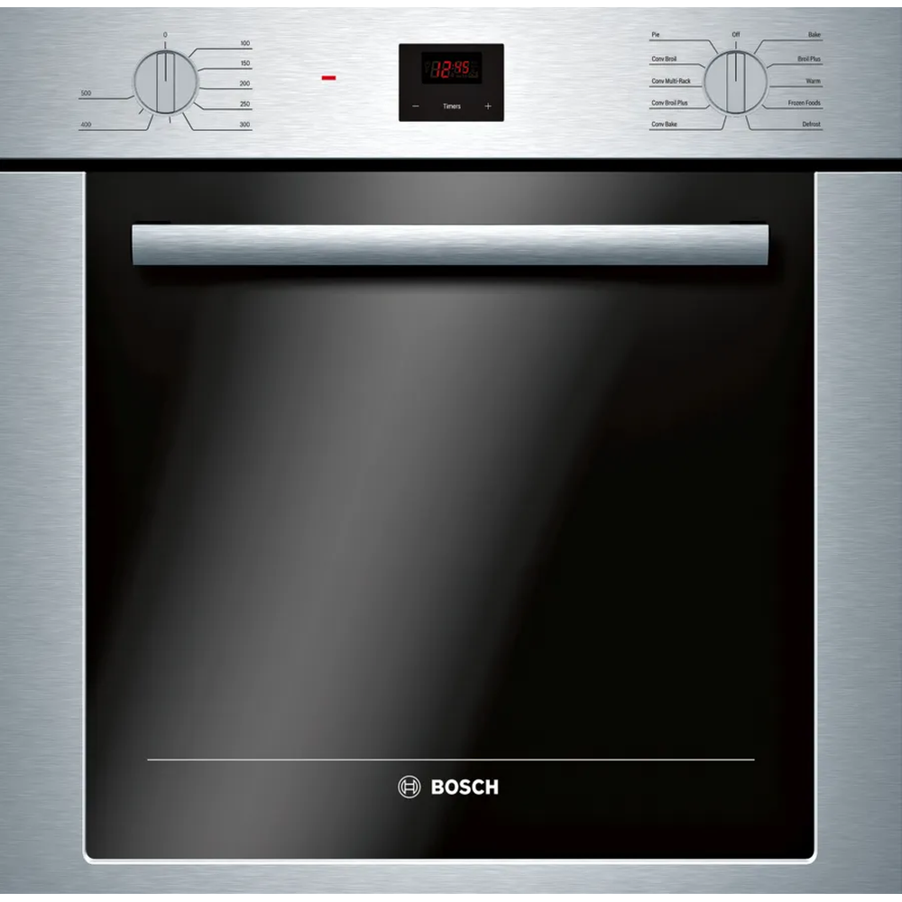 HORNO EMPOTRABLE BOSCH SERIE 500 ELÉCTRICO 24 PULGADAS ACERO INOXIDABLE CONVECCIÓN DOBLE LIMPIEZA