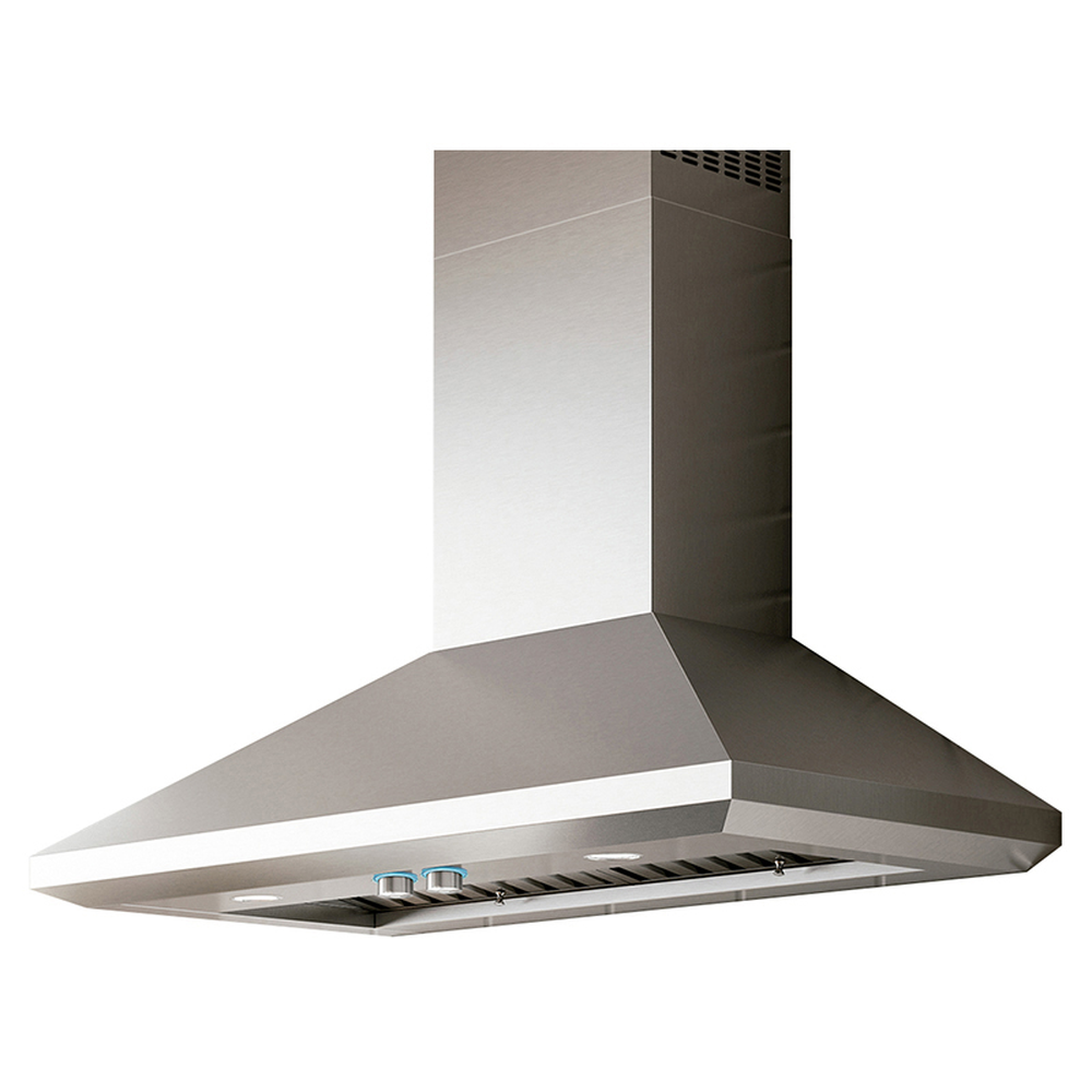 CAMPANA EXTRACTORA ELICA LEONE 42 PULGADAS ACERO INOXIDABLE PARED POTENTE