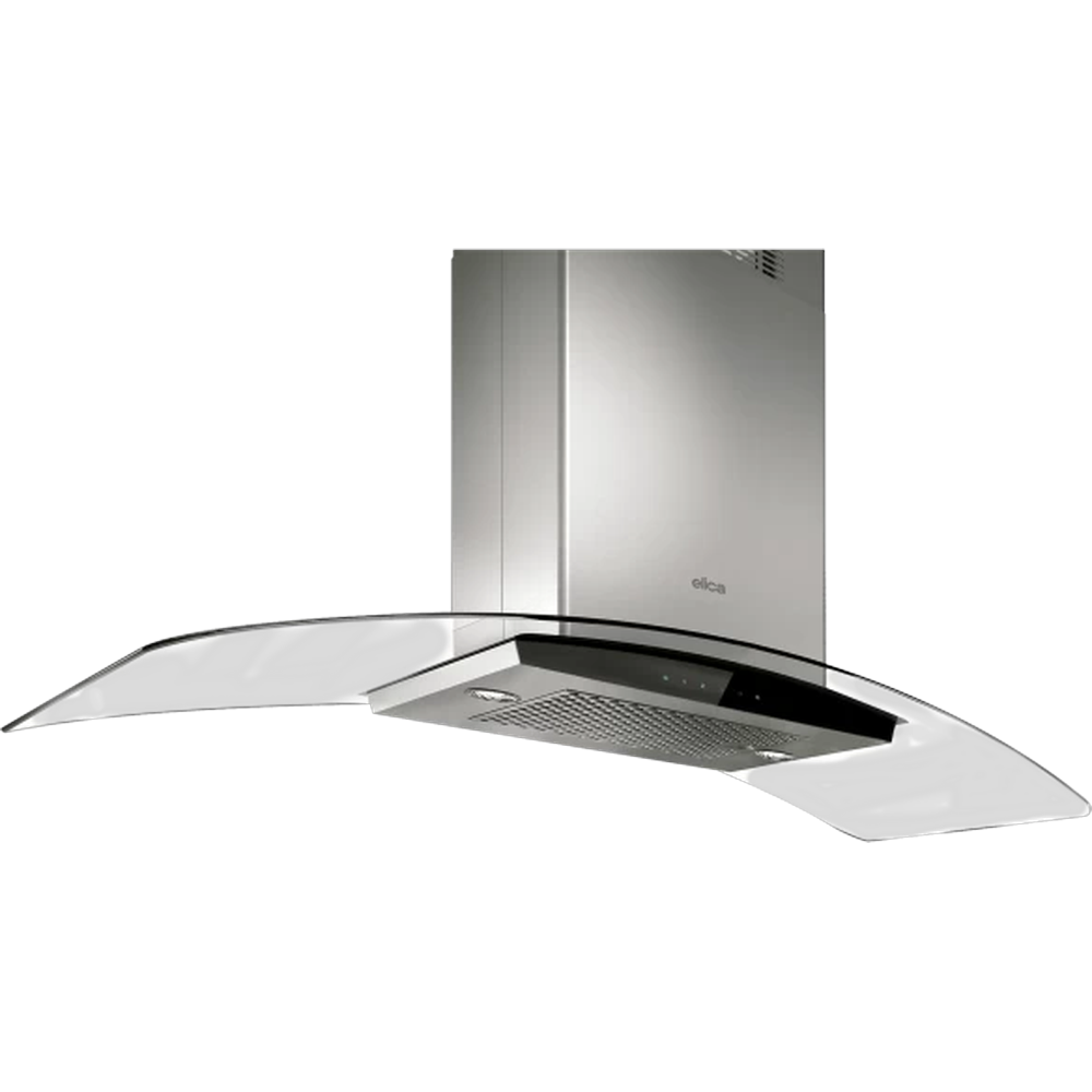 CAMPANA DE ISLA ELICA CINGOLI K42 ACERO INOXIDABLE 600 CFM