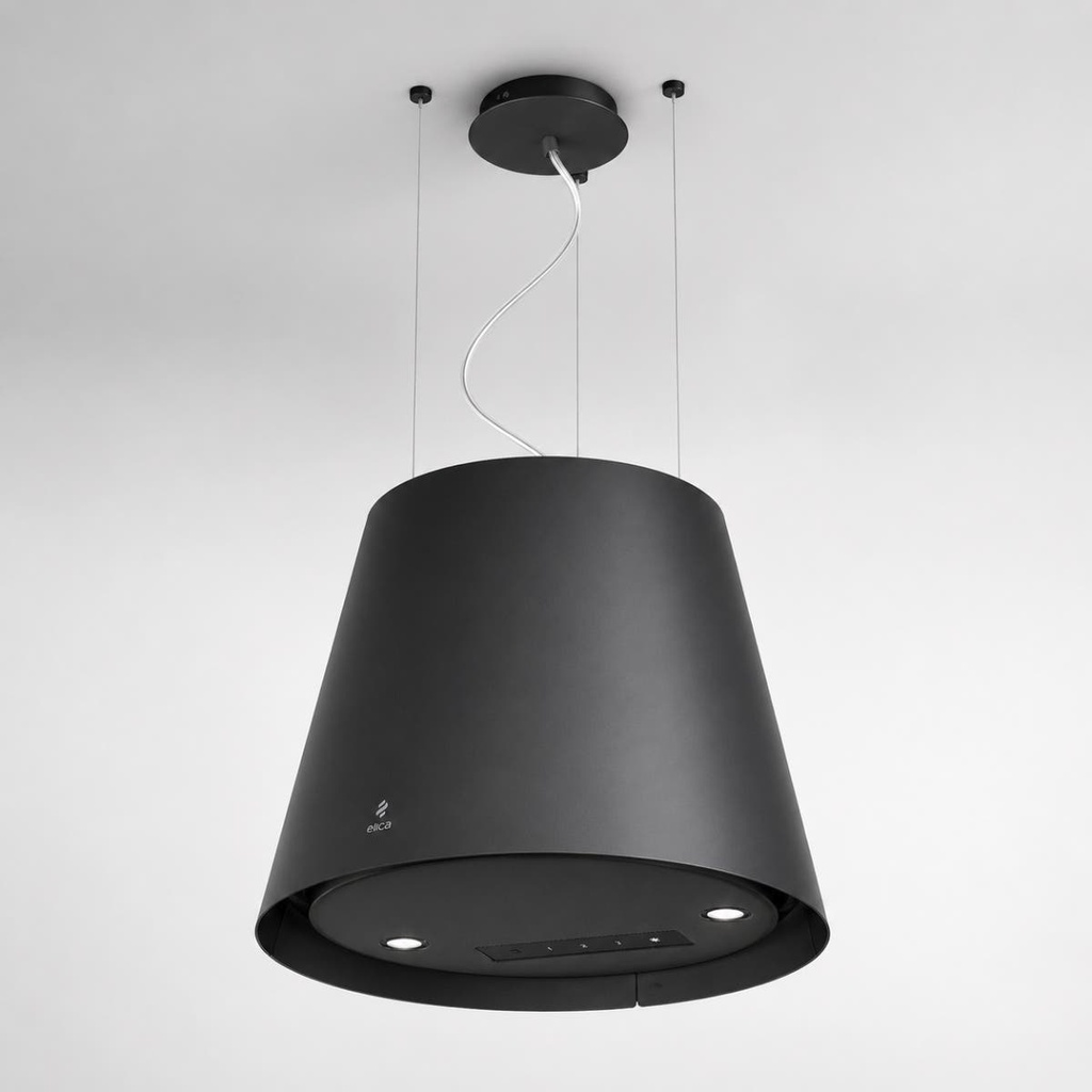 [PRF0120352A] CAMPANA DE ISLA RECIRCULANTE ELICA EASY UX NEGRO 60CM