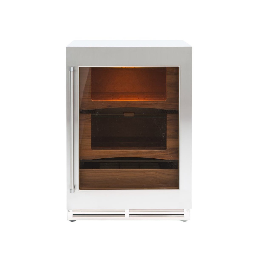 [BKHUM24SS] BENESSI HUMIDOR BAJO ENCIMERA 24" ACERO INOXIDABLE PUERTA REVERSIBLE