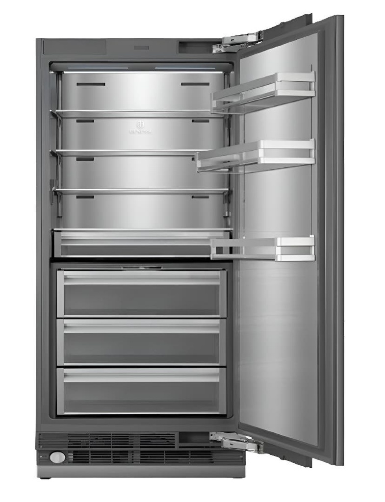 [BKR36P] REFRIGERADOR PANELABLE BENESSI 36" CON DISPENSADOR DE AGUA