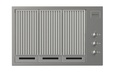 PARRILLA EXTERIOR BENESSI 80CM GAS NATURAL/LP GRIS