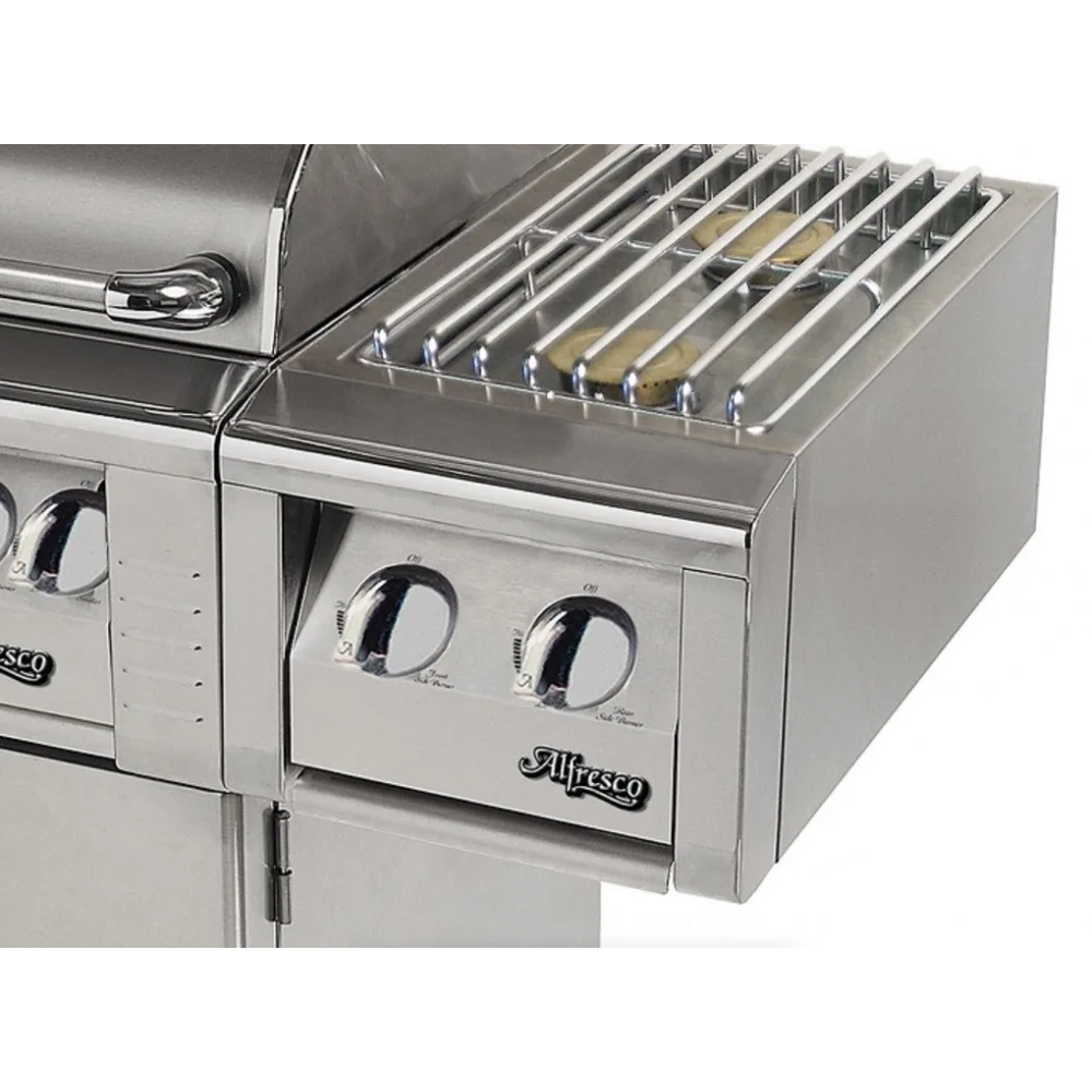 [AXESB-2CLP] PARRILLA A GAS LP DE 2 ZONAS CON QUEMADOR DOBLE LATERAL