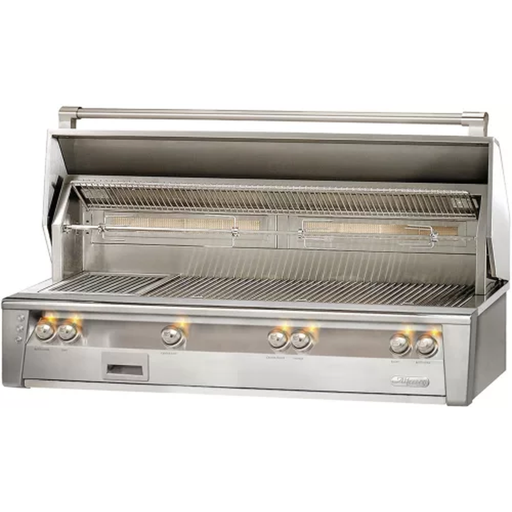 [ALXE56BFGLP] ASADOR EMPOTRABLE DE 56" A GAS LP CON 3 ZONAS DE COCCIÓN