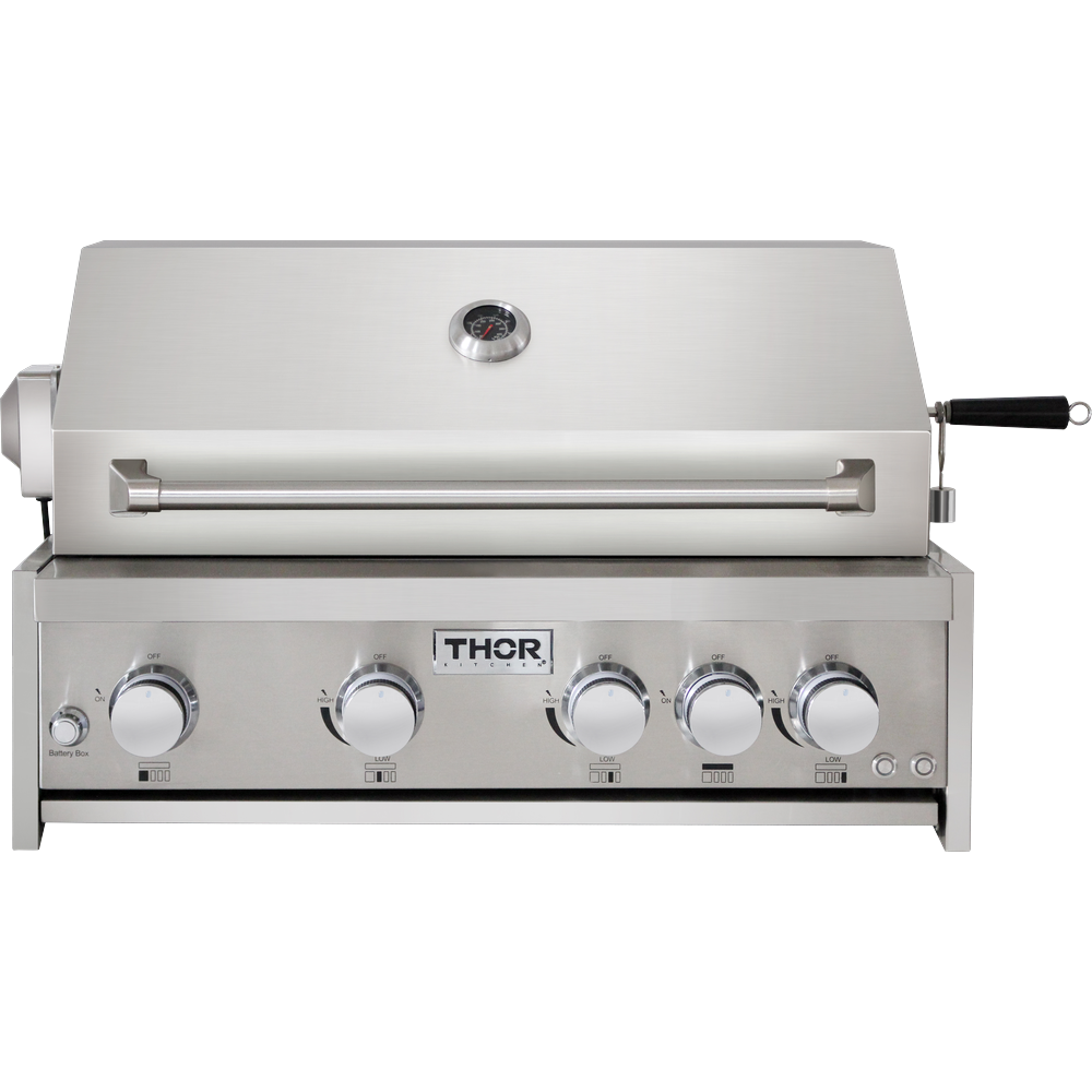 [MK04SS304] ASADOR EMPOTRABLE A GAS DE EXTERIOR DE 32 PULGADAS