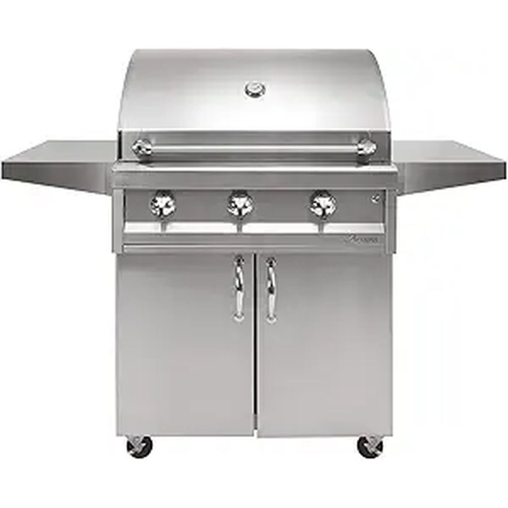 [AAEP32C] ASADOR DE GAS NATURAL CON 3 QUEMADORES, SIN ROTISSERIE Y SIN ENCENDIDO + CARRITO