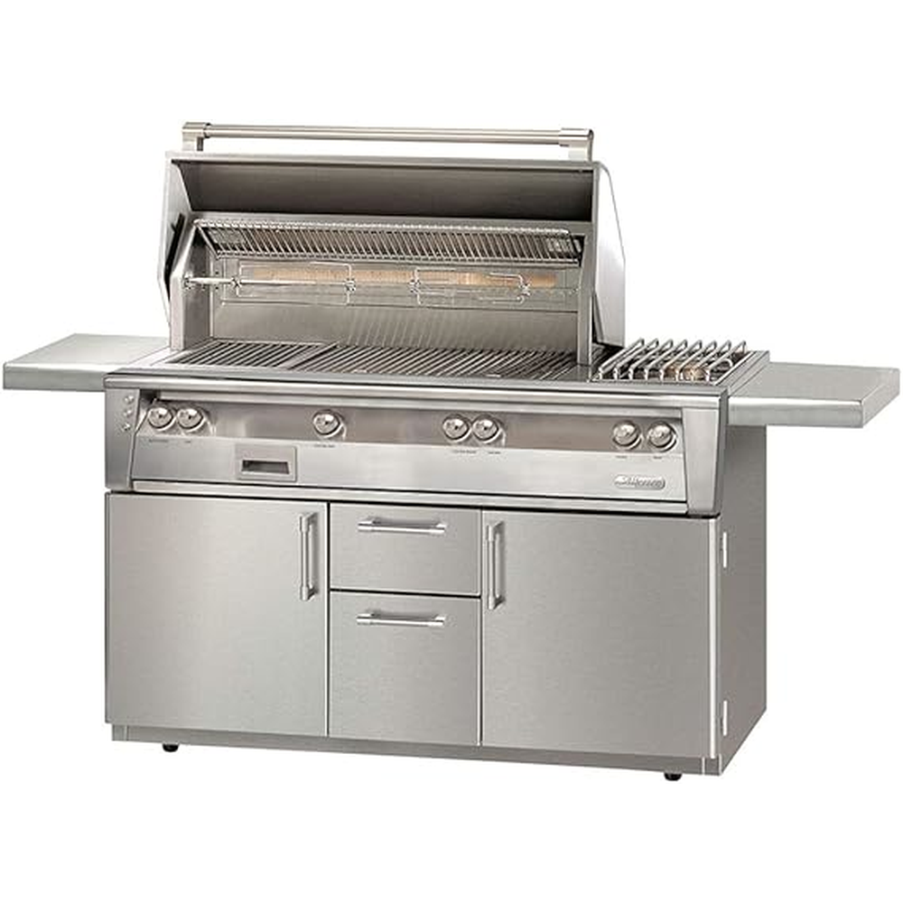 [ALXE56C] ASADOR A GAS NATURAL CON CARRITO DE 56 PULGADAS
