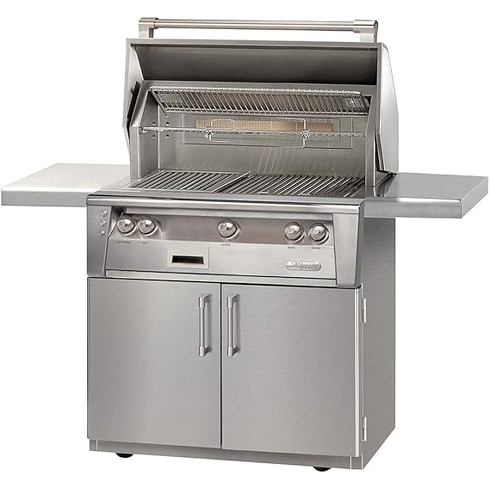 [ALXE36C] ASADOR A GAS NATURAL CON CARRITO DE 36 PULGADAS
