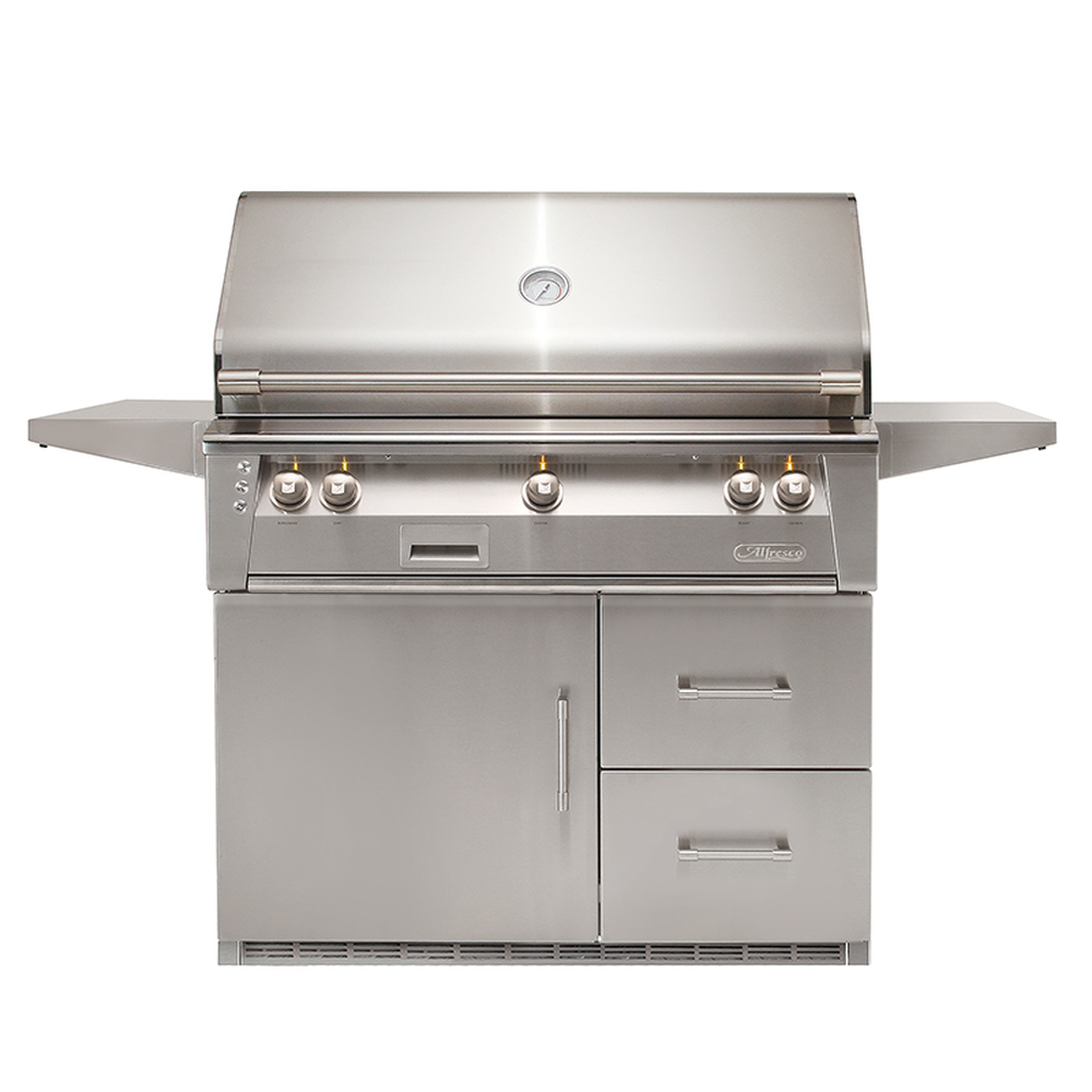 ASADOR LP DE 42" CON CARRITO DELUXE
